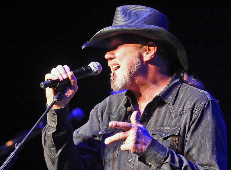 Country-music star Trace Adkins performs inside the Warner Theatre in Erie on Nov. 17, 2022.