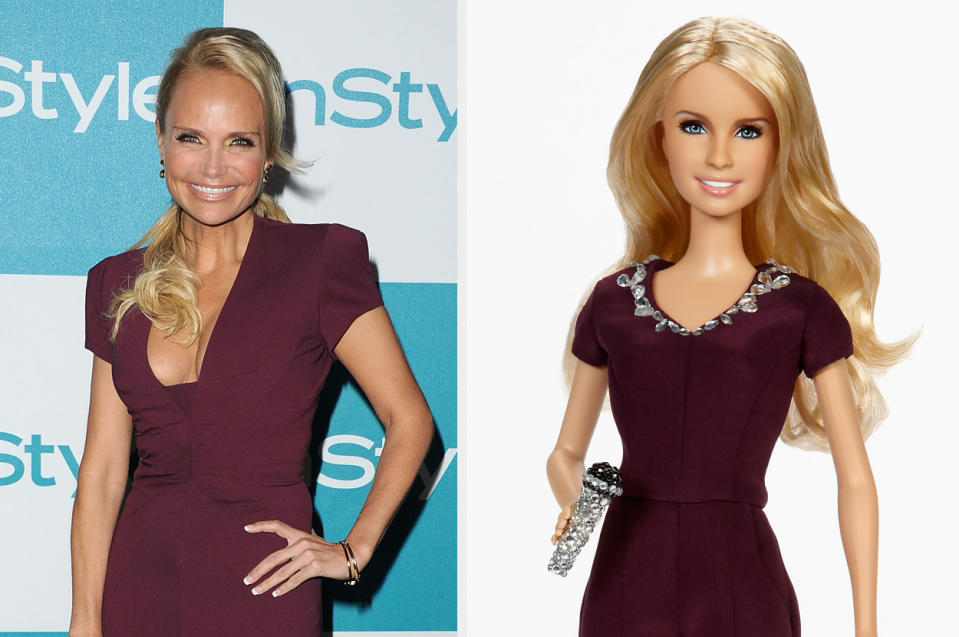 Kristin Chenoweth and her Barbie