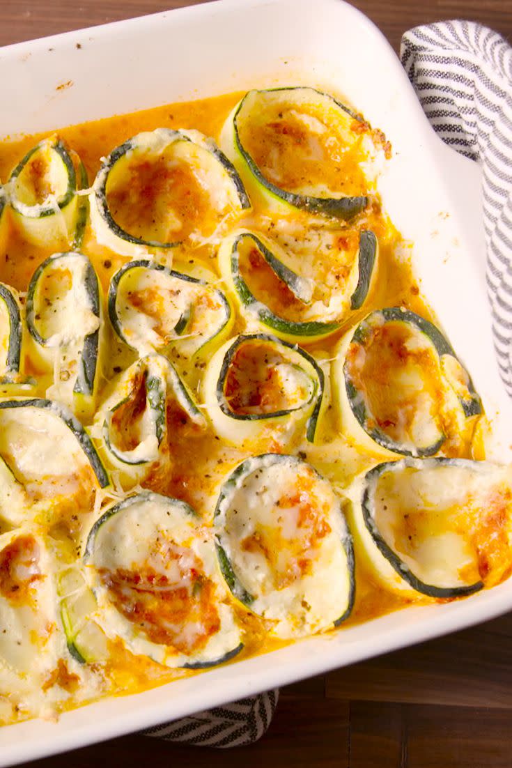 Zucchini Lasagna Roll-Ups