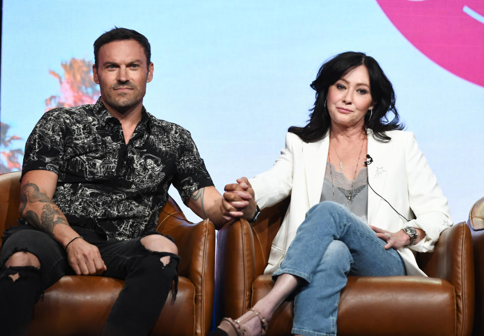 Brian Austin Green and Shannen Doherty (Photo by Michael Buckner/Variety/Penske Media via Getty Images)