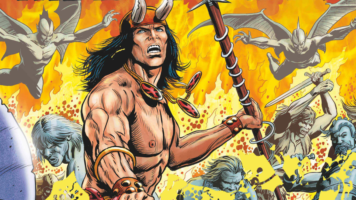  A retro style Conan The Barbarian. 