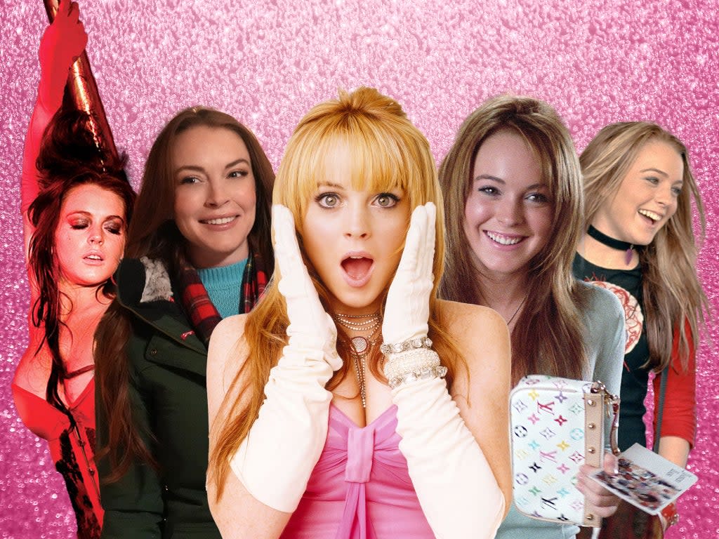 Role call: Lindsay Lohan in ‘I Know Who Killed Me’, ‘Falling for Christmas’, ‘Confessions of a Teenage Drama Queen’, ‘Mean Girls’ and ‘Freaky Friday’  (Sony/Netflix/Disney/Paramount)