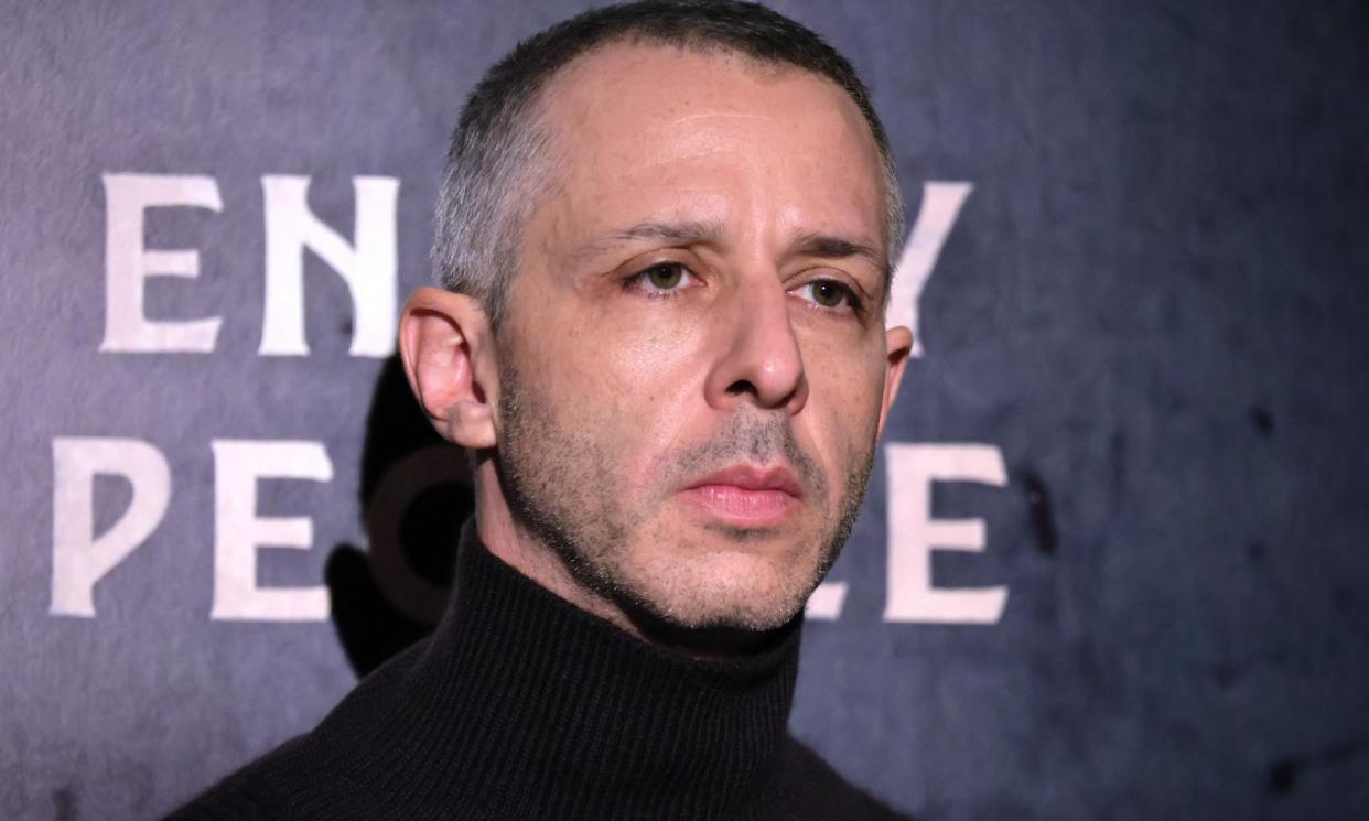 <span>Jeremy Strong at the Edition hotel on 15 November 2023 in New York City.</span><span>Photograph: Theo Wargo/Getty Images</span>