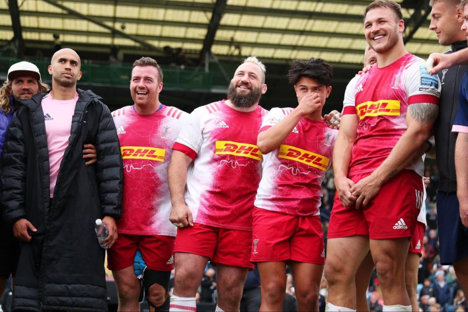 Joe Marler and Marcus Smith are Harlequins teammates (Getty Images)