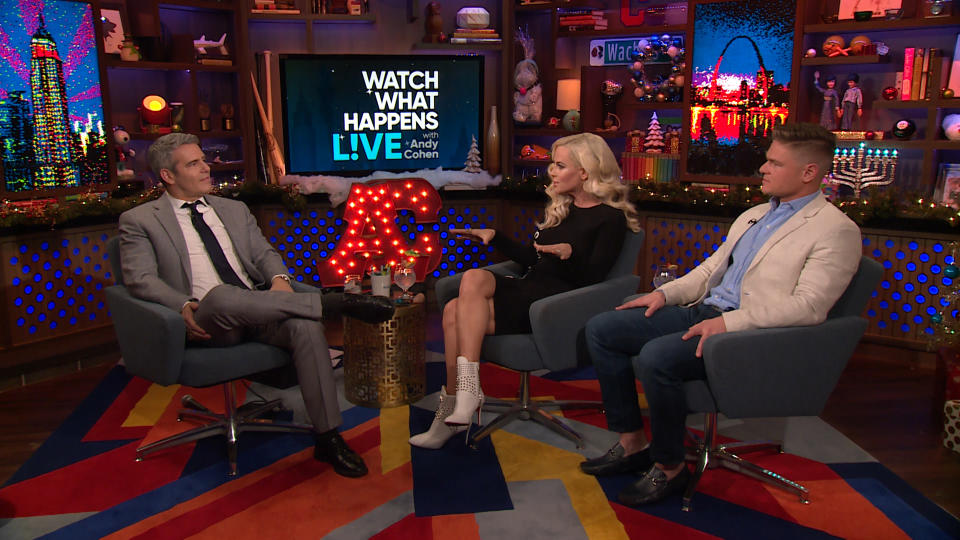 McCarthy dished some dirt about <i>The View</i> during her appearance on <i>Watch What Happens Live with Andy Cohen</i>. (Photo: Courtesy of Bravo)