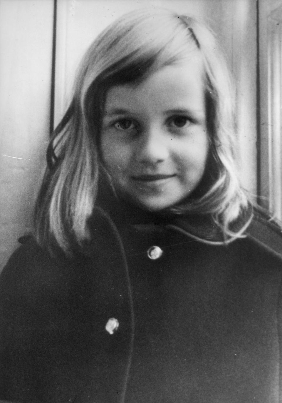 Princess Diana as a child