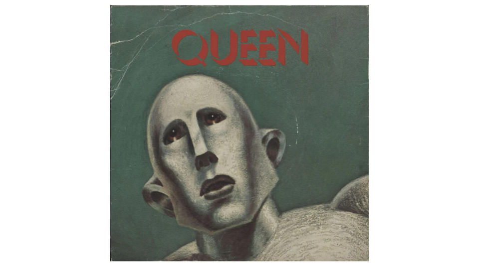 Queen We Are The Champions vinyl cover