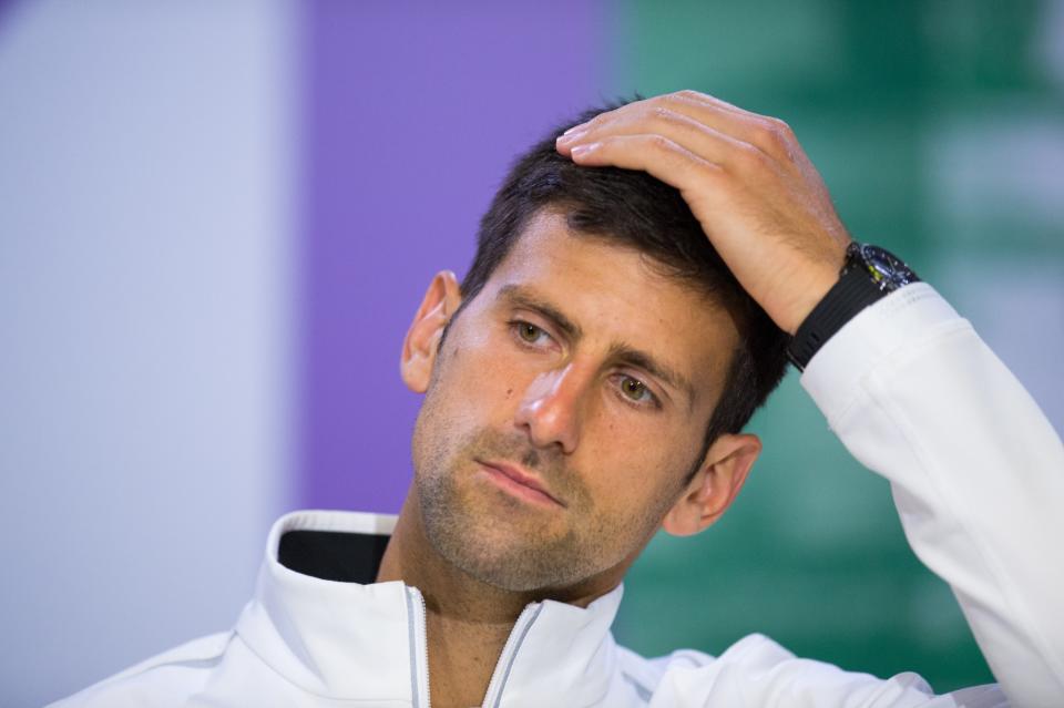 La tristeza de Novak Djokovic
