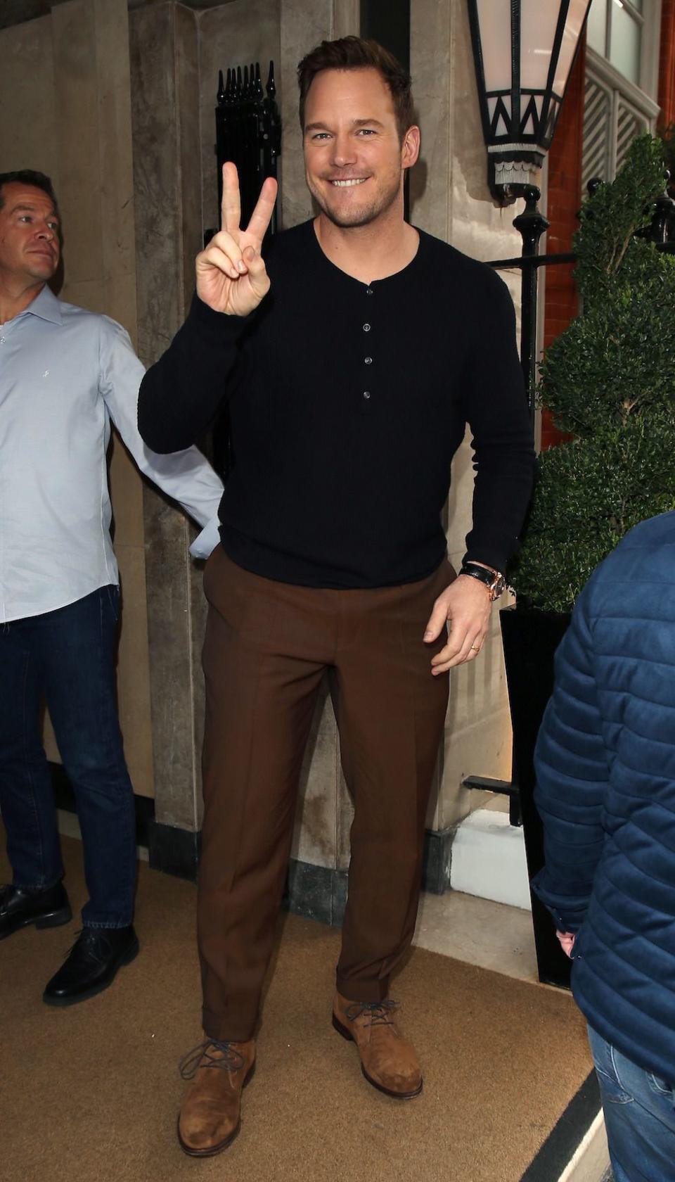 <p>Chris Pratt isn't one to take himself too seriously. Whether he's in a t-shirt and jeans or a three-piece suit, the <em>Jurassic World: Fallen Kingdom</em> actor always seems to be having fun in front of the camera. </p><p>You probably already know that Chris Pratt's body <a rel="nofollow noopener" href="https://www.menshealth.com/trending-news/g19547286/chris-pratt/" target="_blank" data-ylk="slk:has evolved over the years;elm:context_link;itc:0;sec:content-canvas" class="link ">has evolved over the years</a> - but so has his style. As such, here are 30 photos documenting the style journey of Chris Pratt during the last 15 years.<br></p>