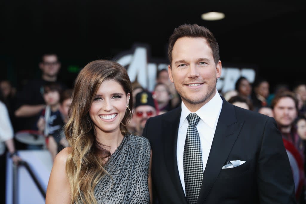 Katherine Schwarzenegger and Chris Pratt (Getty Images for Disney)