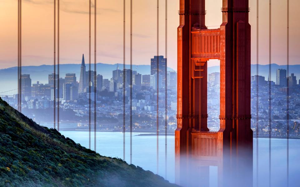 An American icon: the Golden Gate Bridge in San Francisco