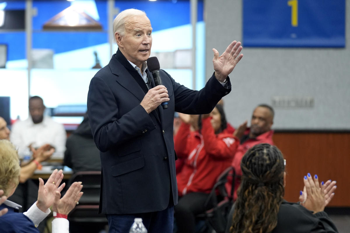 Biden casts the election as prom night for the voters who ‘brung me to the dance’