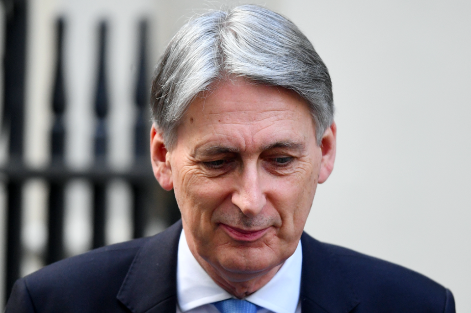 <em>Mr Merriman said he was called the ‘tea-lady’ of Chancellor Phillip Hammond (pictured) (Getty)</em>