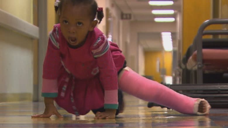 Haitian girl treated at Montreal Shriners is finally going home