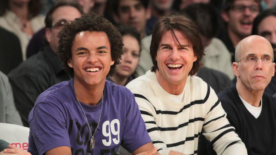 Connor Cruise, Tom Cruise. Photo by Noel Vasquez/Getty Images.