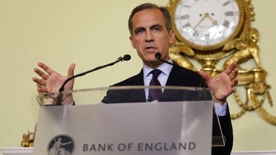 Carney Signals Possible Interest Rate Cuts