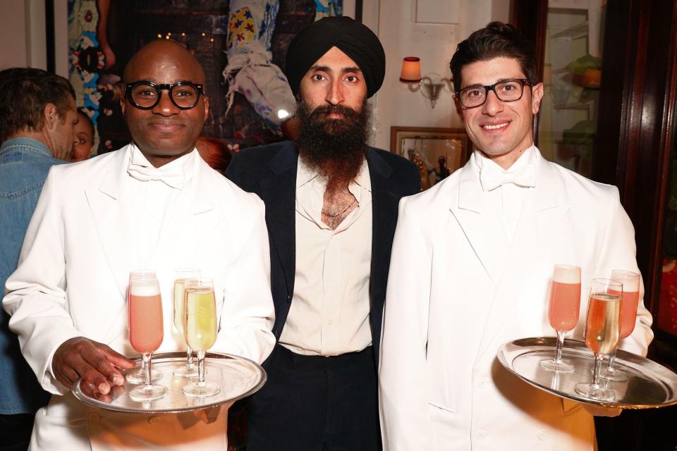 The haute retailer and French fashion house made waves with an intimate dinner.