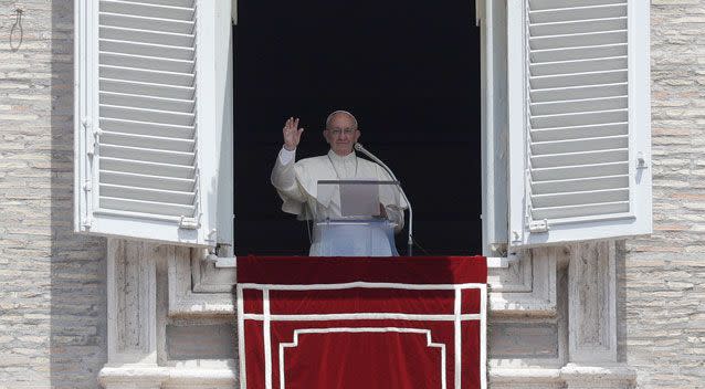 On Sunday, Pope Francis gave a statement from the Vatican about Charlie. Photo: AAP