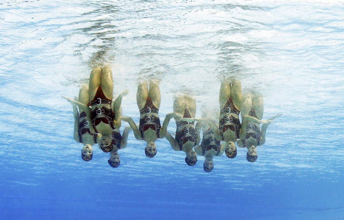 Get in formation Incredible synchronized swimming photos from Rio