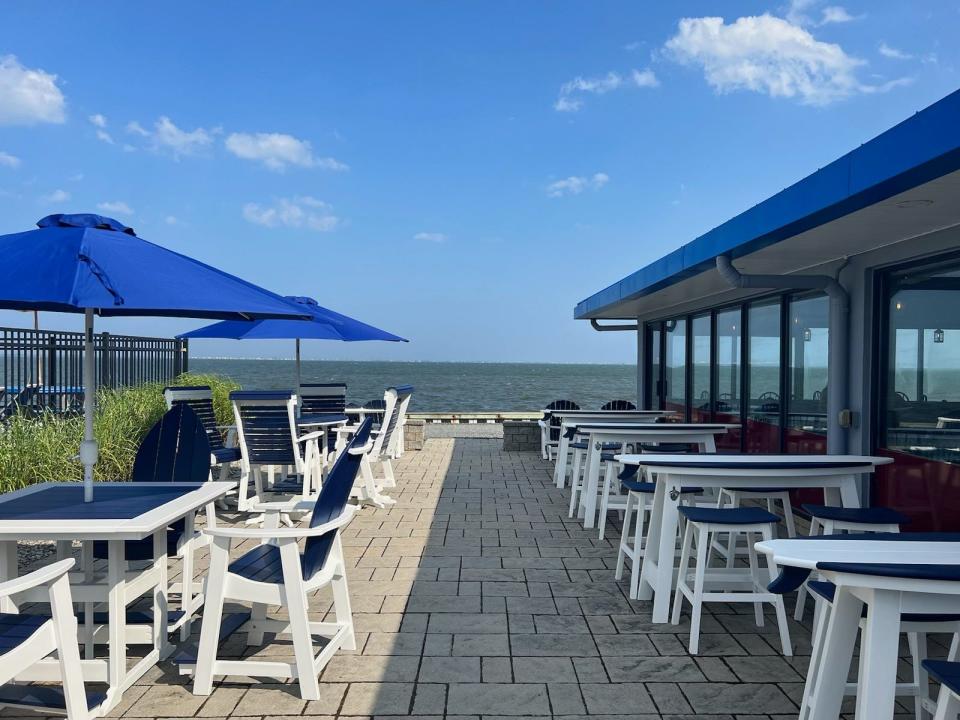 Caribbean Pete's Island Grille at Key Harbor Marina in Waretown has outdoor dining and a view of Barnegat Bay.
