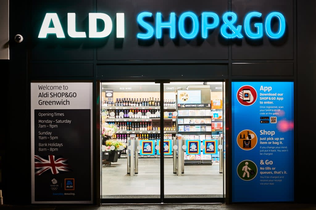 Aldi’s new Shop&Go store in Greenwich (Aldi)