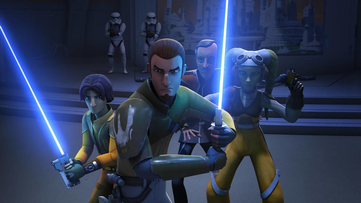  Ezra Bridger and Kanan Jarrus. 