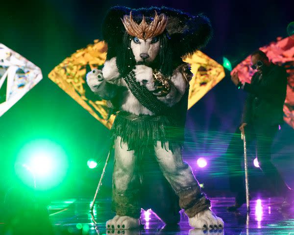 <p>Trae Patton / FOX</p> Husky performing on 'The Masked Singer.'