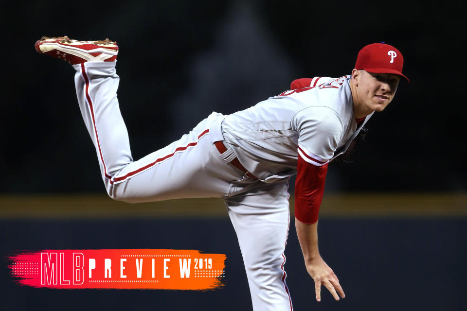 Nick Pivetta of the Phillies is one pitcher to watch in 2019. (Getty Images)