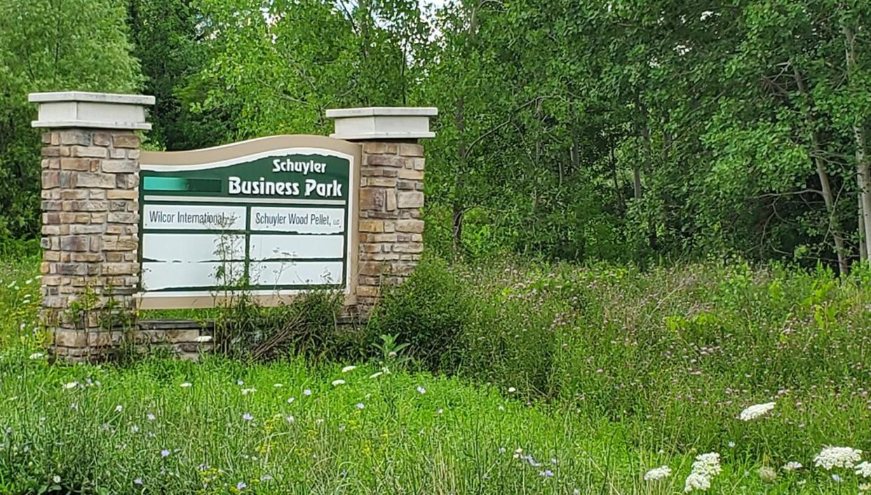 The Herkimer County Industrial Development Agency has announced the development of a Home Depot last-mile distribution center in Schuyler Business Parl. Pictured above is a sign outside of the park.