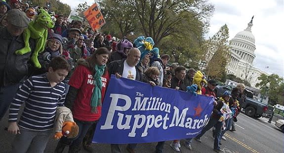 D.C.’s ‘Million Puppet March’ To Save PBS