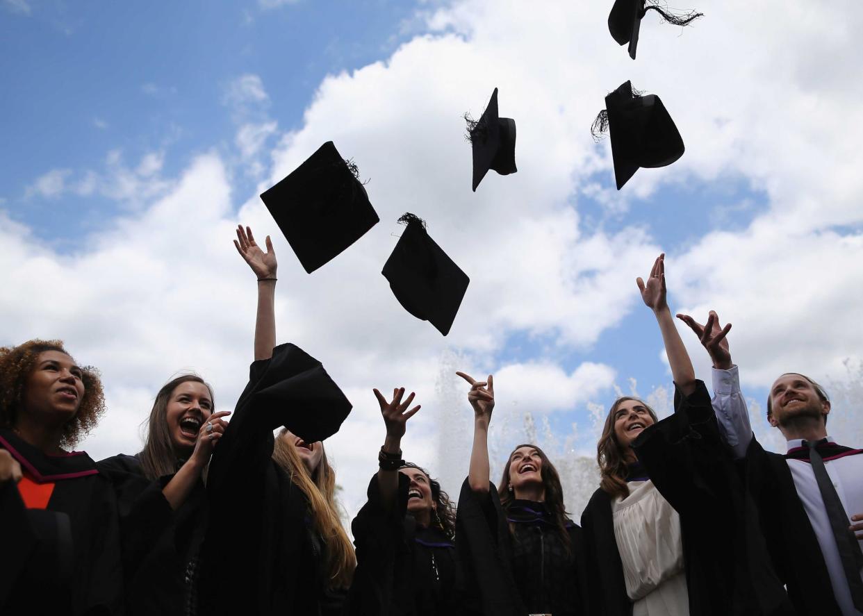 Figures released by Ucas in February showed the number of would-be students applying for university had dropped for the third time in 15 years: Getty