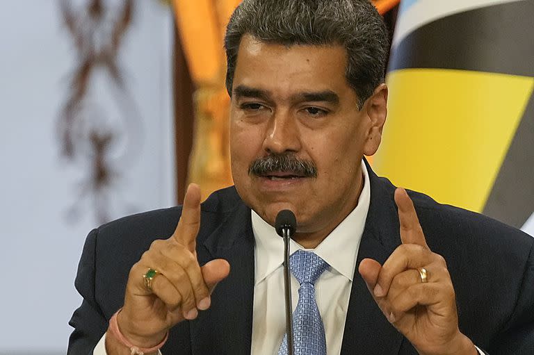 El presidente venezolano, Nicolás Maduro. (AP Foto/Matias Delacroix)