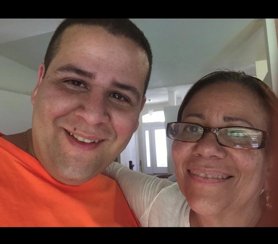 John Marcano is pictured with his sister, Altagracia Marcano.