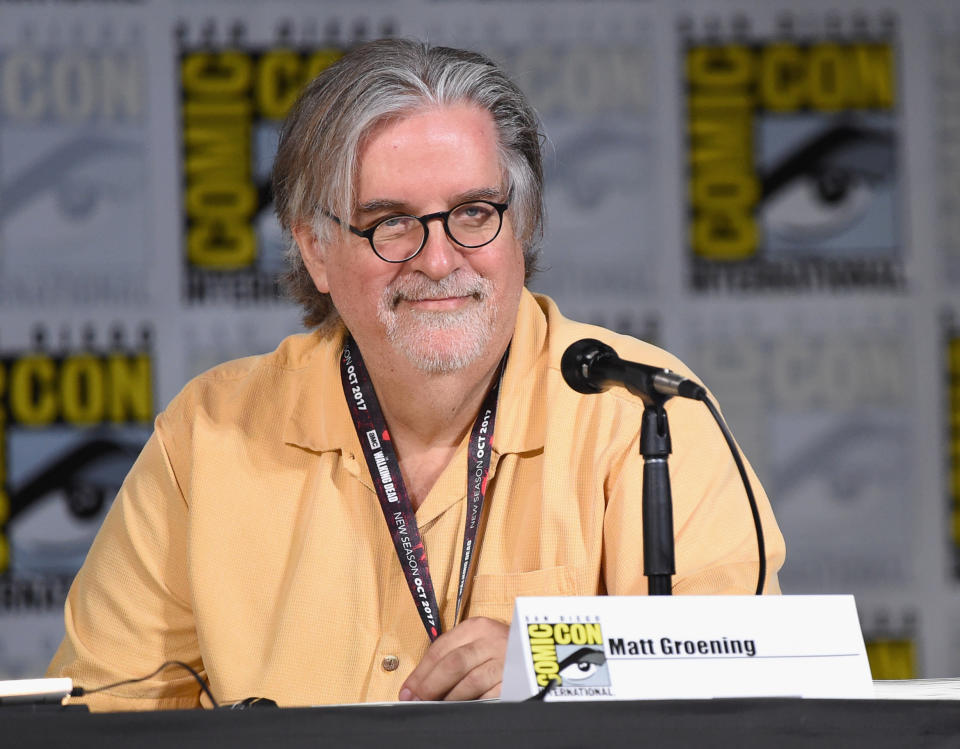 SAN DIEGO, CA - JULY 22:  Writer/producer Matt Groening attends 