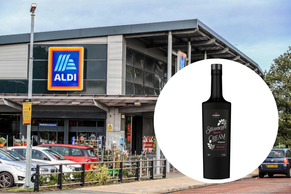 Aldi's Tequila Rose dupe is more than £3 cheaper than the original version at other supermarkets like Asda and Tesco (£13) and £8 cheaper than Morrisons (£18). <i>(Image: Aldi/PA)</i>