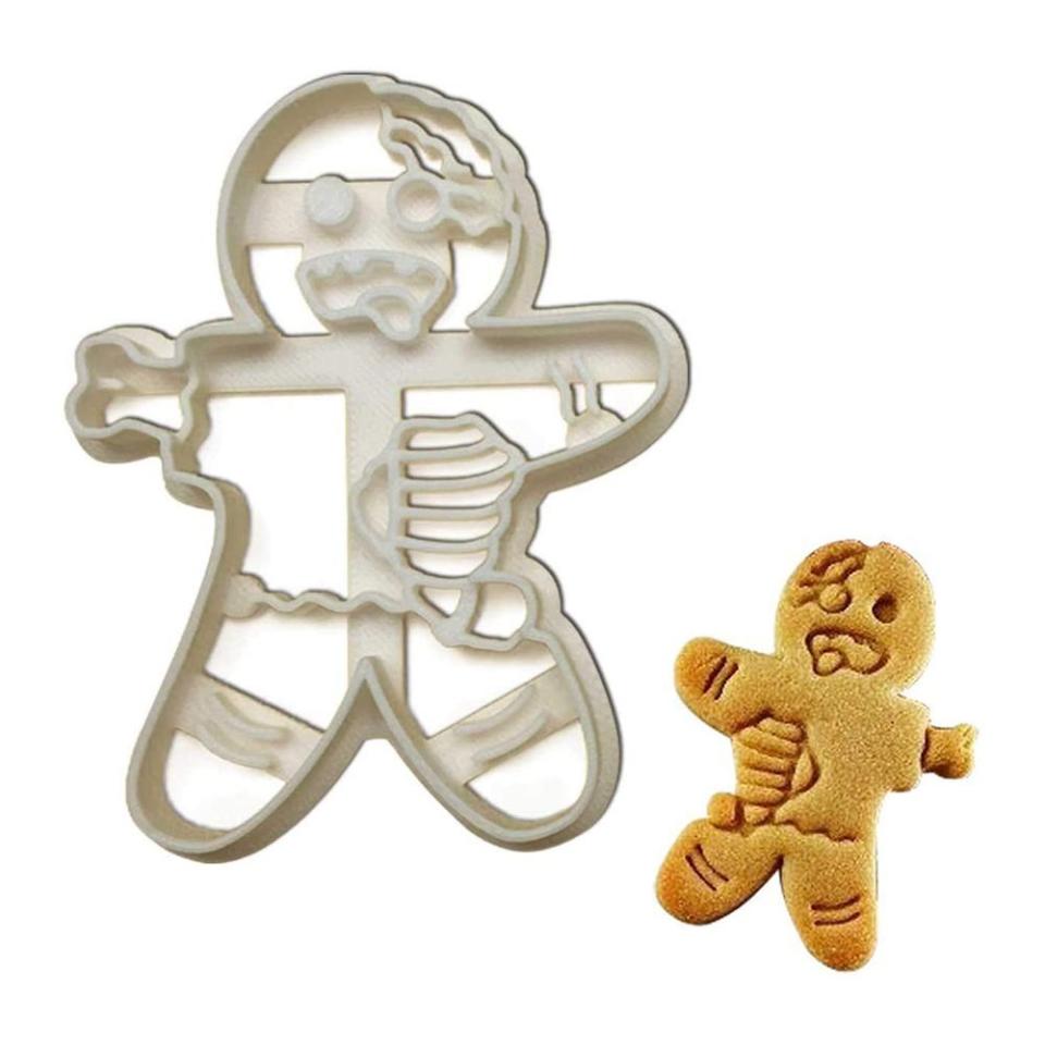 <p><strong>Bakerlogy</strong></p><p>amazon.com</p><p>When it comes to fall baking, not just <em>any</em> cookie will do. To be perfectly on theme, snag this zombie gingerbread man cookie cutter to guarantee a haunting bite. The figure features an exposed brain and rib to bring the terrifying vibes.</p>