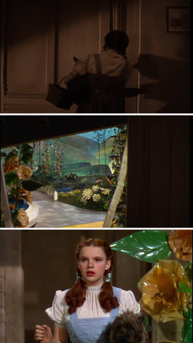 Screenshots from "The Wizard of Oz."