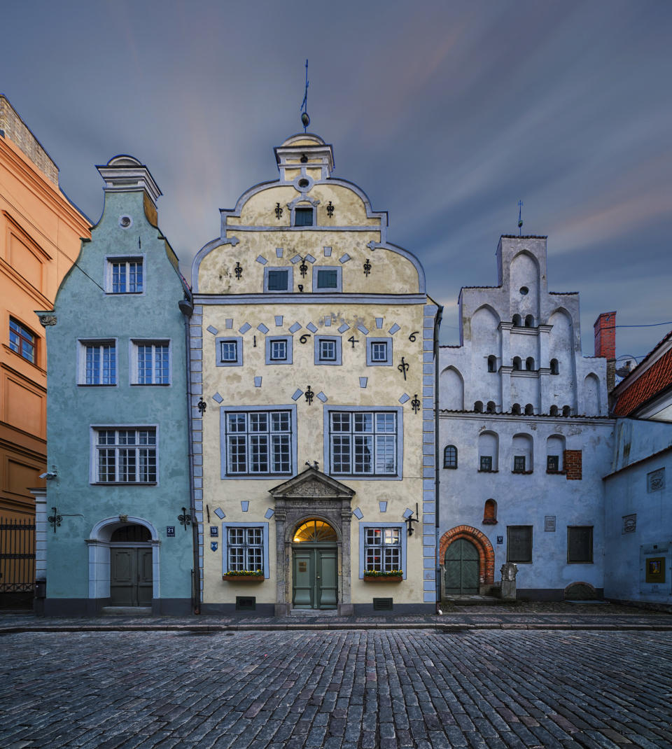 The Residence of the three brothers in Riga, Latvia.