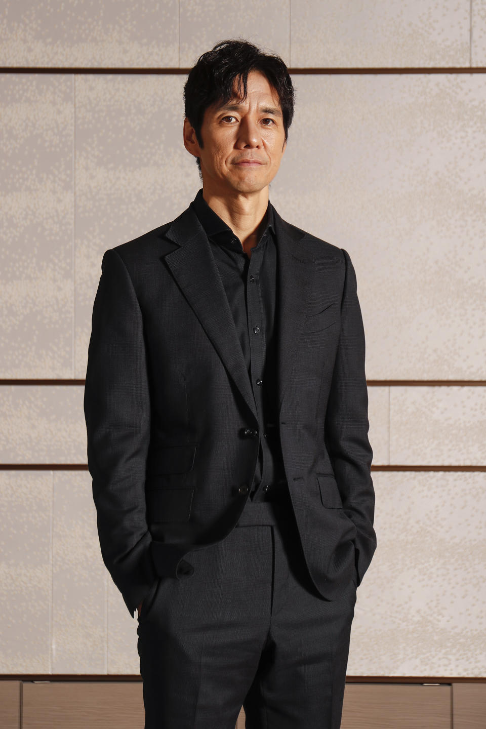 Hidetoshi Nishijima poses for a photo in Tokyo on Tuesday, June 25, 2024, during a media event for the Apple TV+ series "Sunny." (Photo/Rodrigo Reyes Marin)