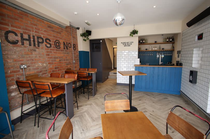 Chips @ No.8 fish and chip shop in Prestwich has been expanded