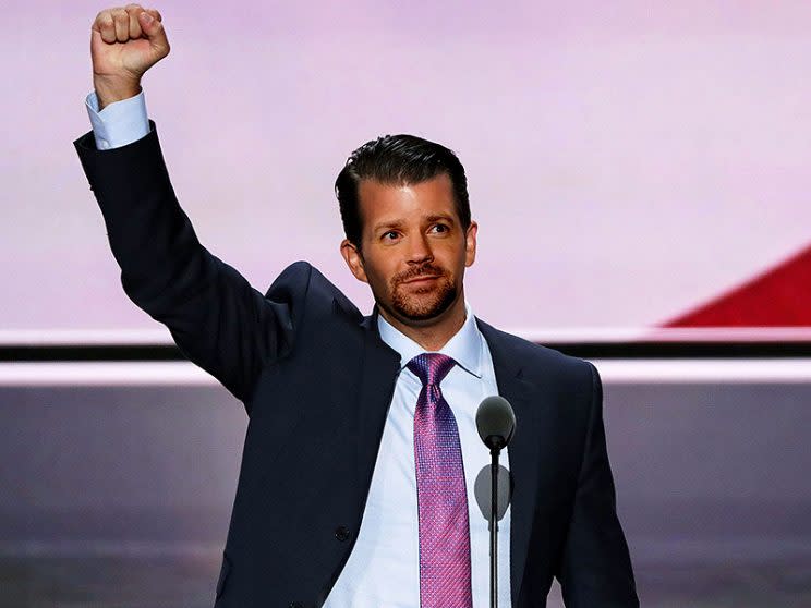 Jason Sudeikis as Donald Trump Jr. (Photo Illustration: Danny Miller/Yahoo Celebrity)