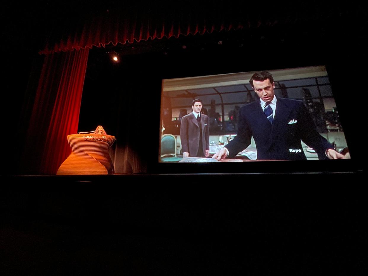 Author Christine Madrid French discusses how architecture plays a role in Alfred Hitchcock's 1948 film "Rope."