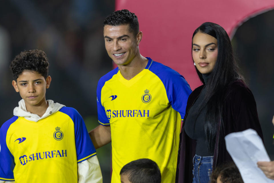 closeup of the family after a game