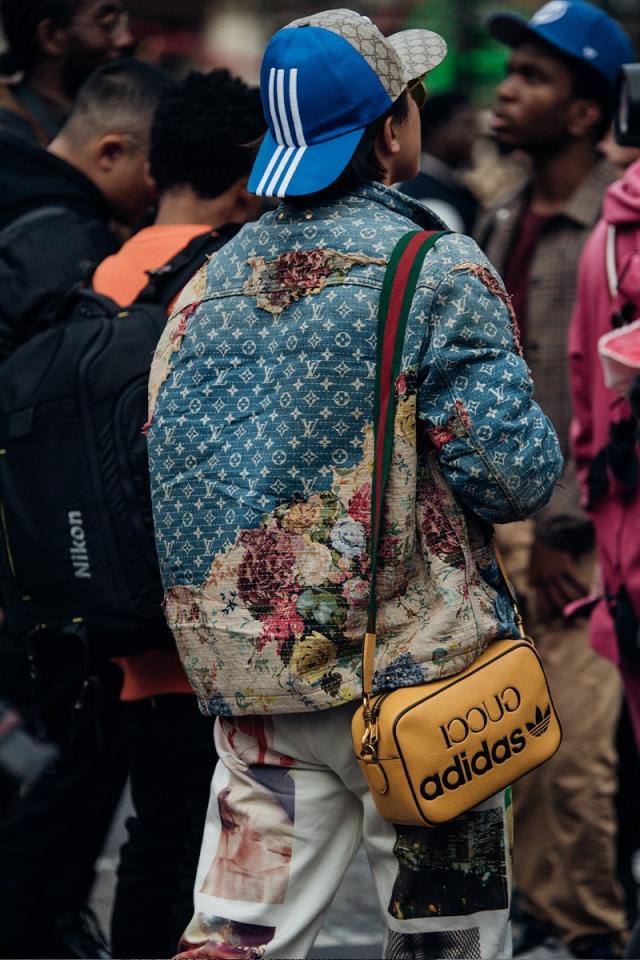 Supreme Waist Bag and a Suit in Paris for Fashion Week