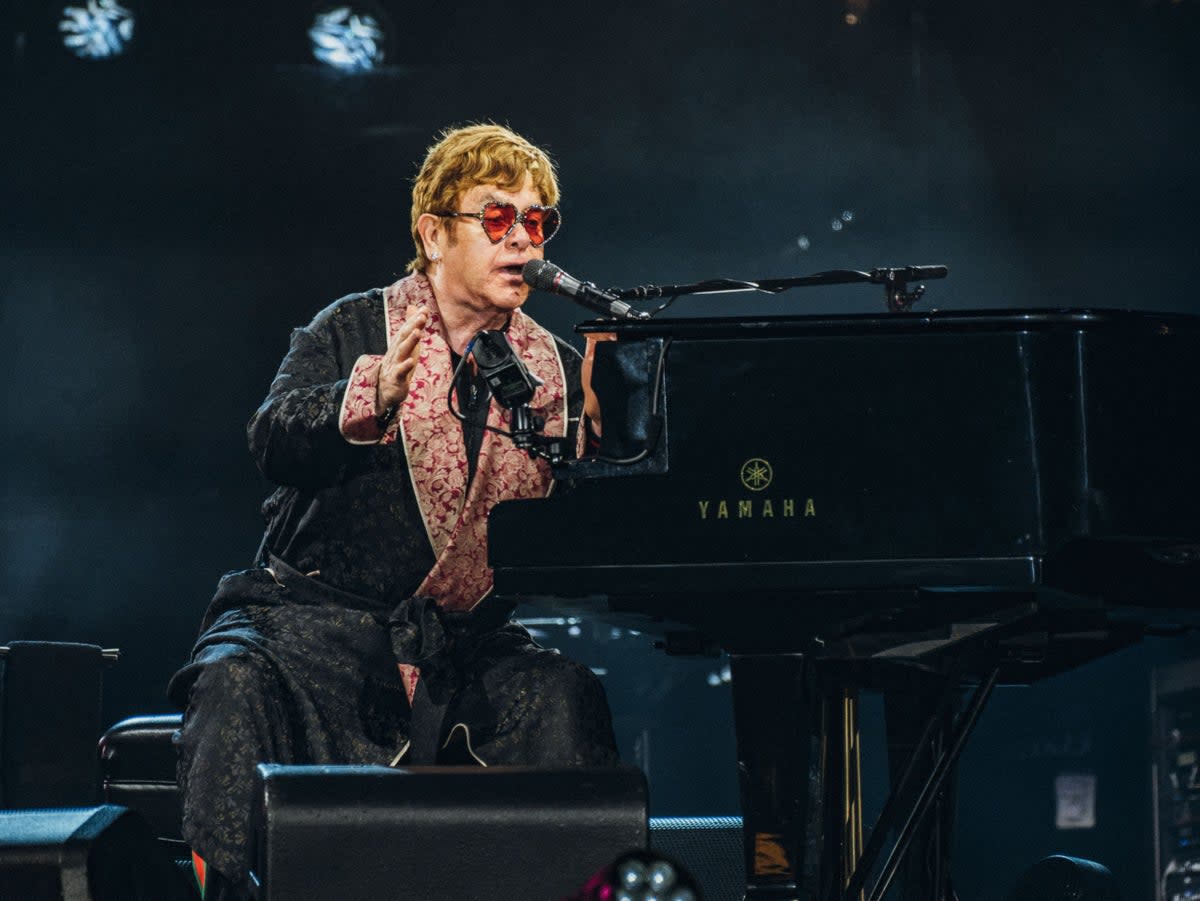 Elton John performing at British Summer Time in Hyde Park (Michal Augustini/Shutterstock)