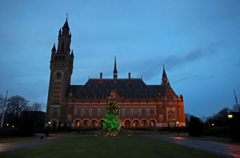 FILE PHOTO: General view of the International Court of Justice (ICJ) in The Hague