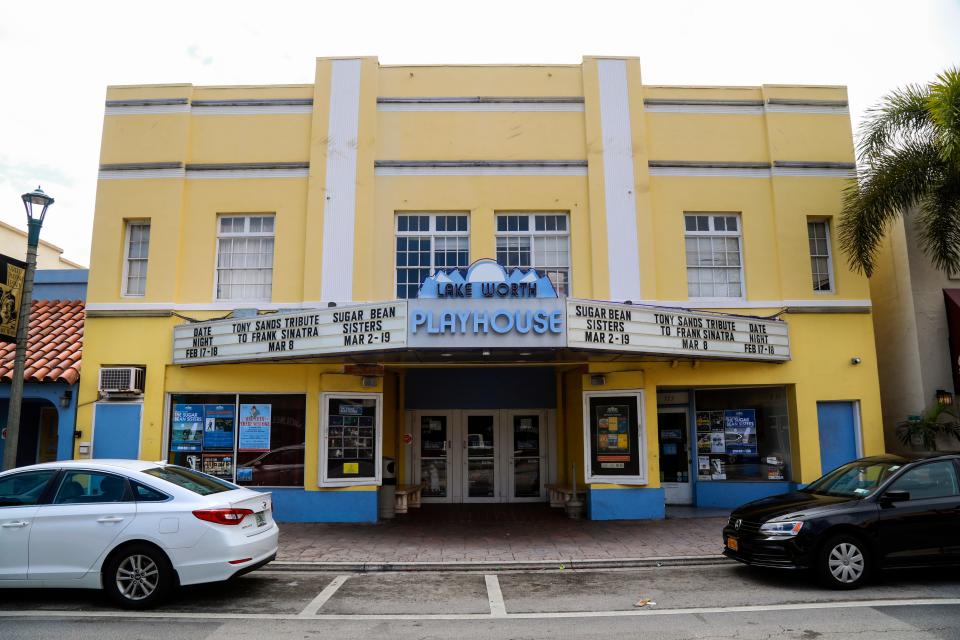 Site of the former Playtoy Theater in Lake Worth, now the Lake Worth Playhouse and Stonzek Theatre.
