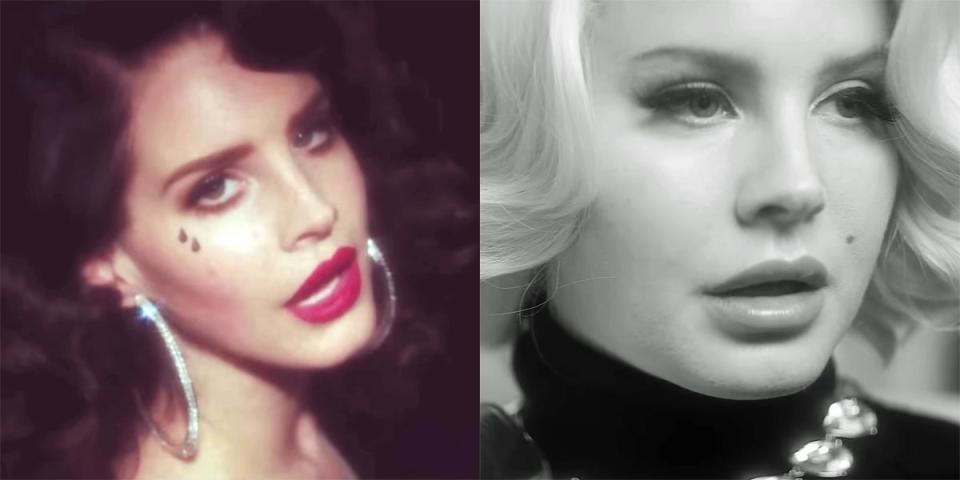 lana del rey music videos then and now