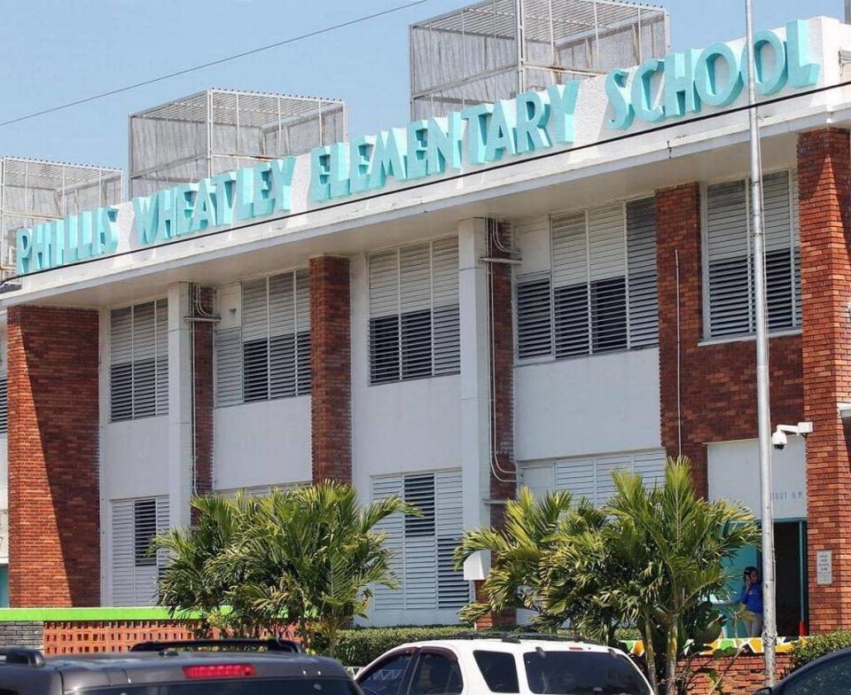 Phillis Wheatley Elementary, located at 1801 NW First Place.