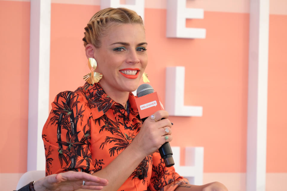 Busy Philipps opens up about raising a femme-presenting, nonbinary child. (Photo: Sarah Morris/Getty Images)